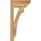 Ekena Millwork Imperial Slat Rough Sawn Outlooker, Western Red Cedar, 6"W x 12"D x 24"H OUT06X12X24IMP06RWR - alternate 3